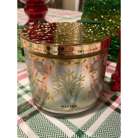Bath & Body Works Accents Bath Body Works Winter 3 Wick Candle